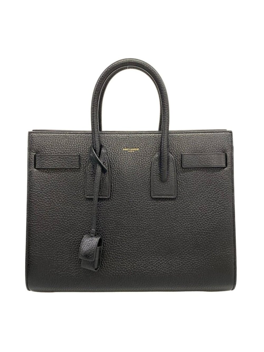 Saint Laurent Paris Tote Bag Sac de Jour Small Black Leather
